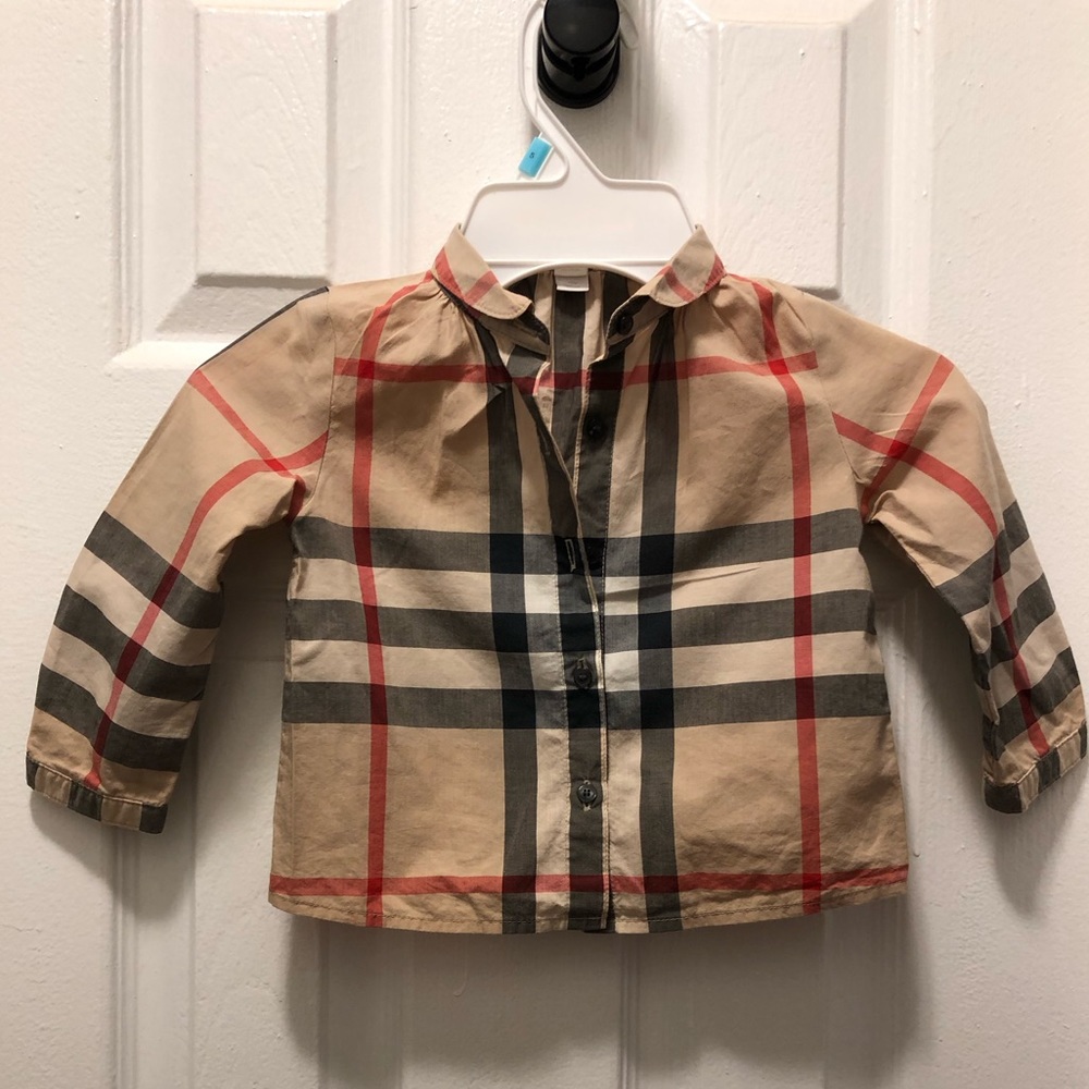 Burberry button up shirt